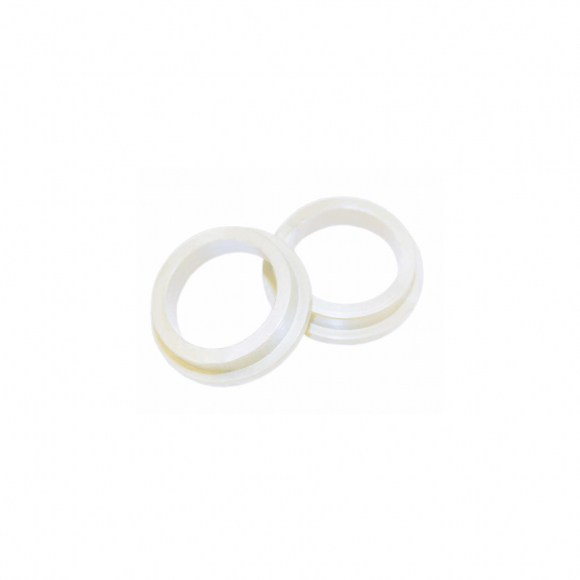 Taiko buik Vierde Concurrenten Nylon ring 18-16mm klein wit per stuk | Dijk Webshops